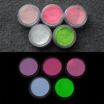 カラー蓄光パウダーセット【春色特色桜5点セット(各色2g)】LumickColorルミックカラー