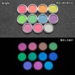 カラー蓄光パウダーセット【Blue発光ベース基本色11色・各色2g】LumickColorルミックカラー-Bright