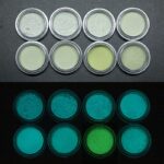 蓄光パウダーセット【粒子径確認用8点・各2g】LumickColorルミックカラー