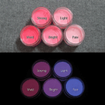 Blue発光ベース 0010【レッドピンク着色・繊維プリント用蓄光インク】LumickColorルミックカラー