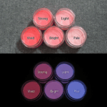 Blue発光ベース 0015【レッドピンク着色・繊維プリント用蓄光インク】LumickColorルミックカラー