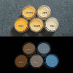 Blue発光ベース 0030【オレンジ着色・繊維プリント用蓄光インク】LumickColorルミックカラー