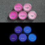Blue発光ベース 0085【パープル着色・繊維プリント用蓄光インク】LumickColorルミックカラー