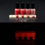 Orange発光ベース 0010【レッドピンク着色・1液アクリル2液ウレタン 蓄光塗料(夜光塗料)】LumickColorルミックカラー