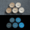 Blue発光ベース 0275【黄ベージュ着色・繊維プリント用蓄光インク】LumickColorルミックカラー