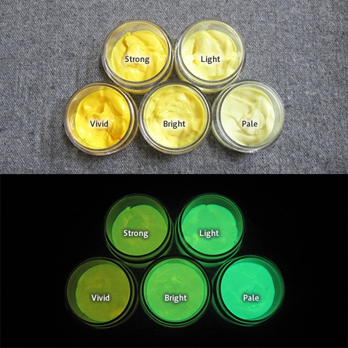 Green発光ベース 0040【イエロー着色・繊維プリント用蓄光インク 