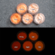 Orange発光ベース 0025【オレンジ着色・繊維プリント用蓄光インク】LumickColorルミックカラー