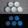 Blue発光ベース 0215【グレー着色・ハイブリッドカラー蓄光パウダー】LumickColor/ルミックカラー
