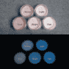 Blue発光ベース 0245【モカブラウン着色・ハイブリッドカラー蓄光パウダー】LumickColor/ルミックカラー